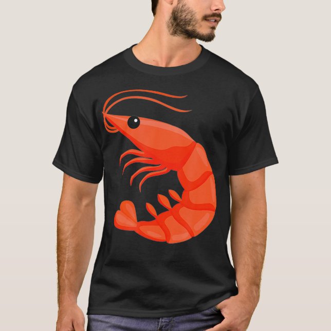 T-shirt Costume de crevette Brine Pâte de homard Crabe She (Devant)