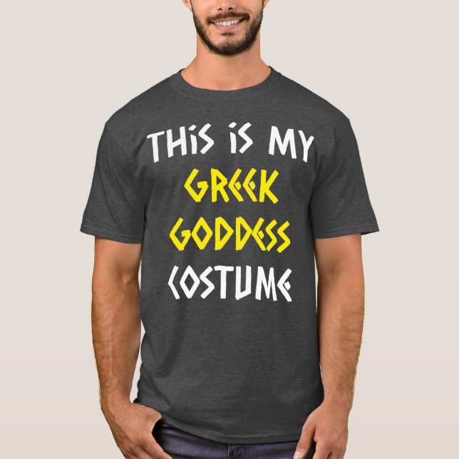 T-shirt Costume de déesse grecque Halloween Mythologie Laz (Devant)