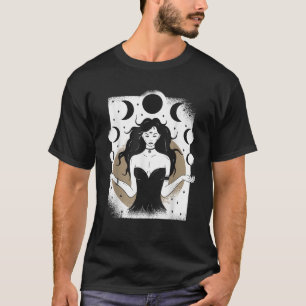 T-shirt Costume de DÉESSE LUNAIRE Wiccan Wicca Païen Magic