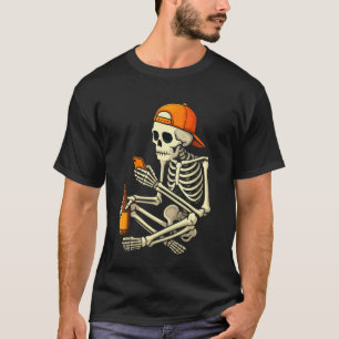 T-shirt Costume de défilement apocalyptique de squelette d