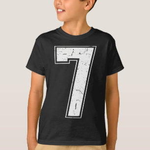 T-shirt Costume de déguisement numéro 7 correspondant 67 C