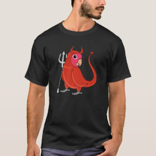 T-shirt Costume de diable effrayant Perroquet I Galah à po