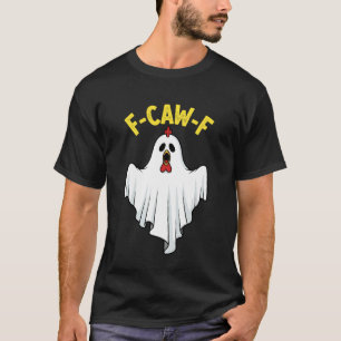 T-shirt Costume de fantôme de poulet drôle d'Halloween F-C