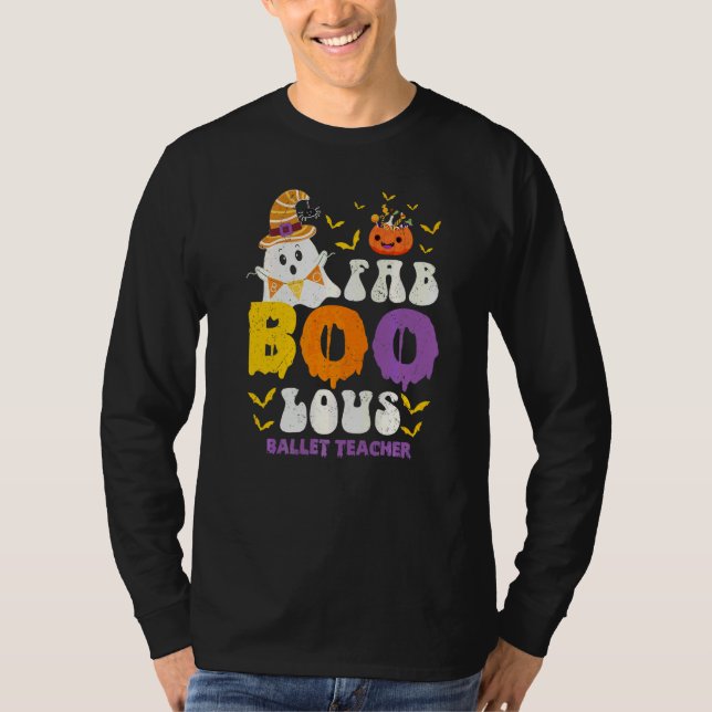 T-shirt Costume de fantôme de professeur de ballet Faboolo (Devant)