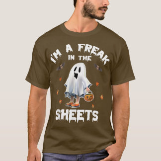 T-shirt Costume de Fantôme d'Halloween Je suis un fou dans