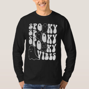 T-shirt Costume de fantôme Halloween Groovy Vibes Spooky
