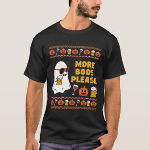 T-shirt Costume de fantôme rétro vintage Boos Please Hallo