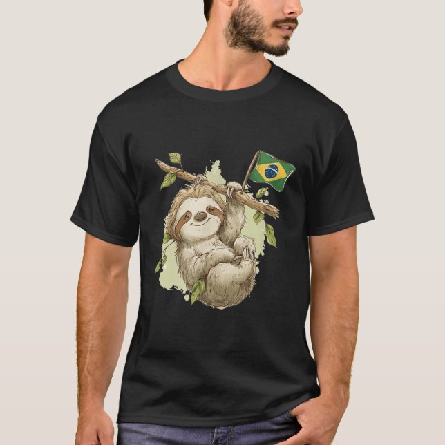 T-shirt Costume De Fente Brésilien cool Pour Garçons Et Fi (Devant)
