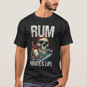 T-shirt Costume de Festival de Pirates Tampa Drapeau Osseu