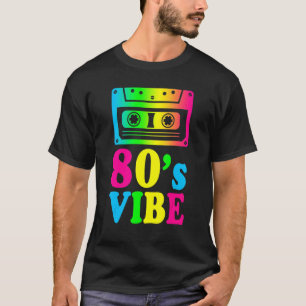T-shirt Costume de fête des années 1980 tenue Retro Vintag