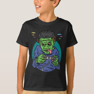 T-shirt Costume de gamer monstre Halloween jeu vidéo 