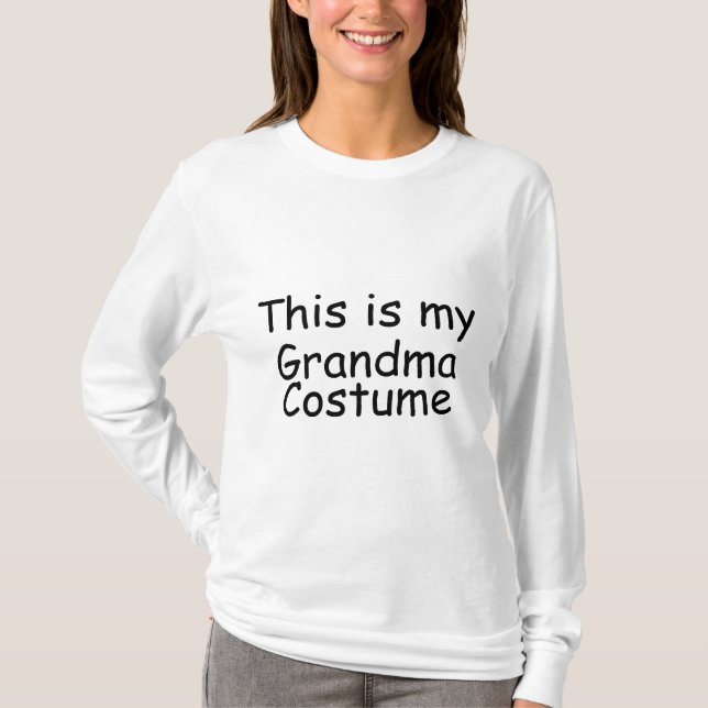 T-shirt Costume de grand-maman (Devant)