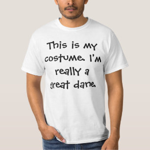 T-shirt Costume de great dane