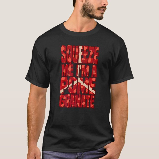 T-shirt Costume de grenade Halloween tranche de fruits Squ (Devant)