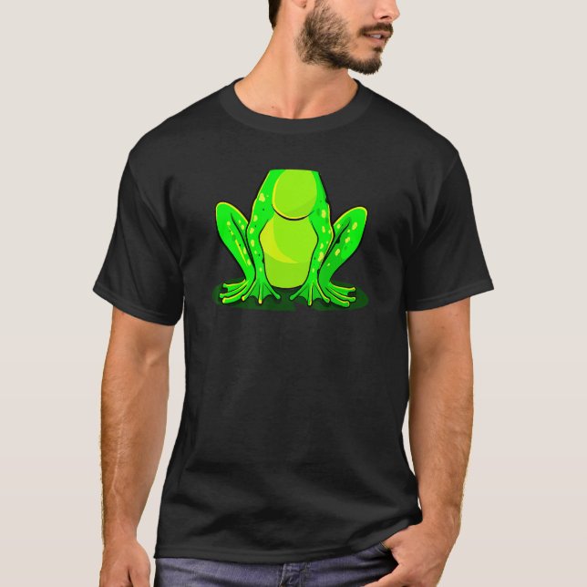 T-shirt Costume de grenouille Halloween Green Toad Kids Ho (Devant)