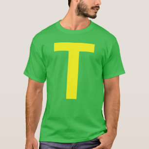 T-shirt Costume de groupe drôle lettre T pour Halloween