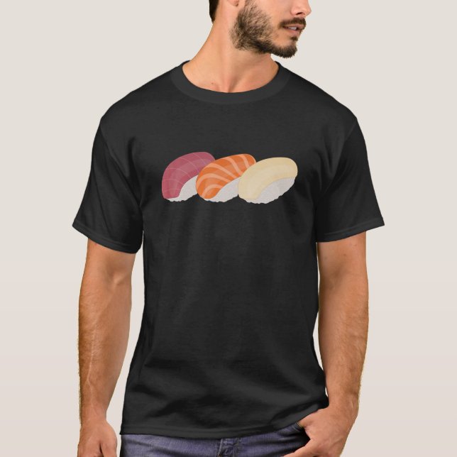 T-shirt Costume de groupe Halloween Sushi Nigiri Hommes Fe (Devant)
