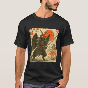 T-shirt Costume de guerrier japonais samouraï Mothman Sumi