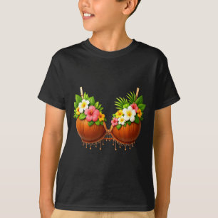 T-shirt Costume de Halloween en bra de coco DIY drôle d'ét