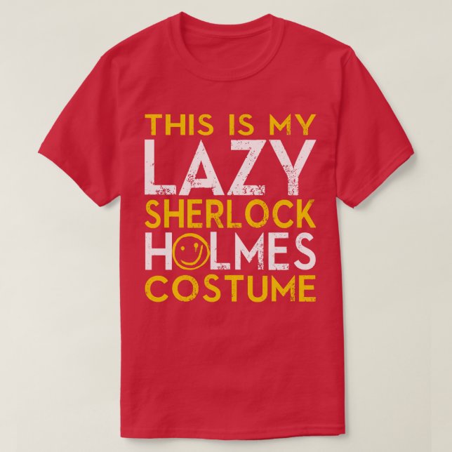 T-shirt Costume de Holmes paresseux (Design devant)