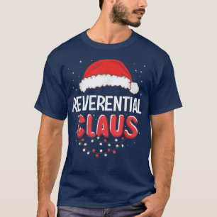 T-shirt Costume de jumelage de Noël du Père Noël révérenti