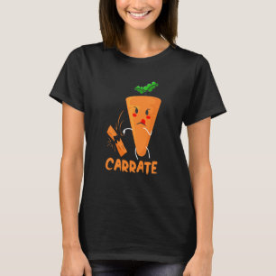 T-shirt Costume de karaté à la carotte Carrate pour végans