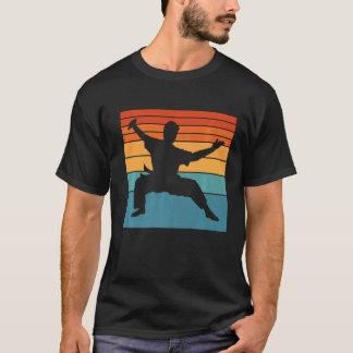 T-shirt Costume de Karaté Taekwondo Vintage Classique Kara
