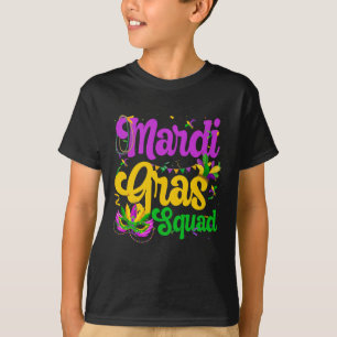 T-shirt Costume de la fête de la brigade Mardi Gras