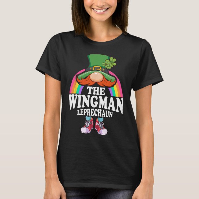 T-shirt Costume de Leprechaun d'aile Saint-Patrick  (Devant)
