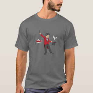 T-shirt Costume de magicien amusant Casquette d'Halloween