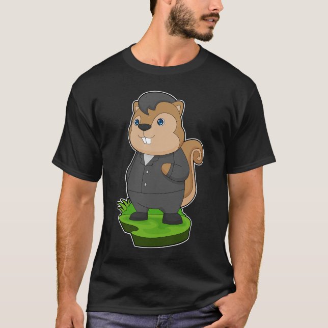 T-shirt Costume de Mariage de Luxe Écureuil (Devant)