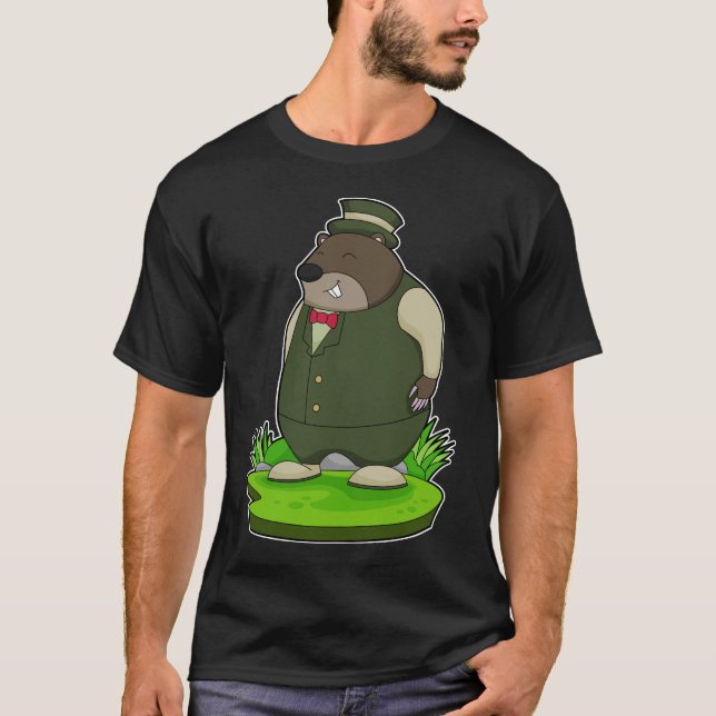 T-shirt Costume de mariage Mole Groom (Devant)