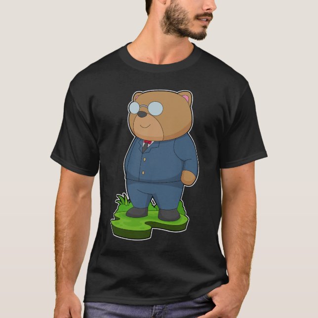 T-shirt Costume de Mariage Ours Toilettage (Devant)