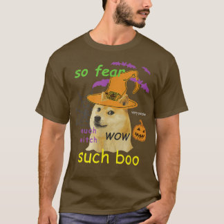 T-shirt Costume de mème pour chien Halloween