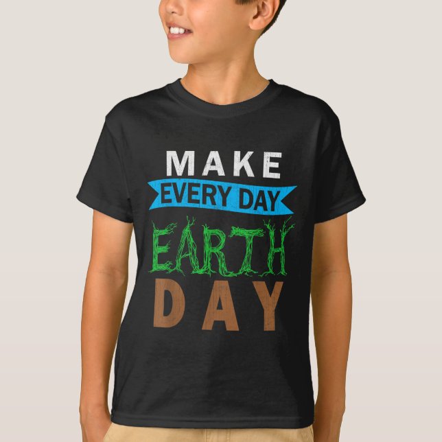 T-shirt Costume de Mère Nature Graphique Faites Chaque Jou (Devant)