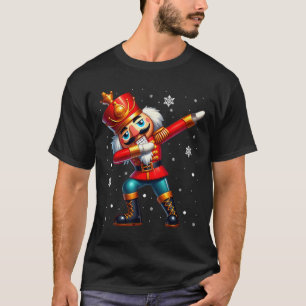 T-shirt Costume de Noël de casse-noisette Dabbing assorti 