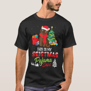 T-shirt Costume de Noël pour chat birman C'est mon cadeau