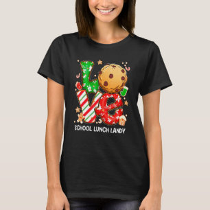 T-shirt Costume de Noël Professeur Dame Cantine Scolaire C