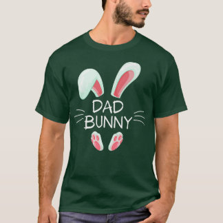 T-shirt Costume de Pâques amusant Matching mignon Papa Bun
