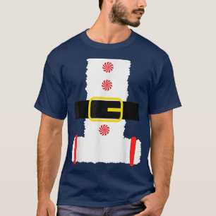 T-shirt Costume de Père Noël de Noël Bonbon à la Menthe Am