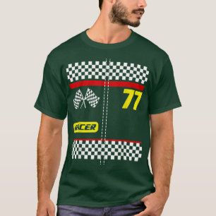 T-shirt Costume De Pilote De Voiture De Course Pour Hallow