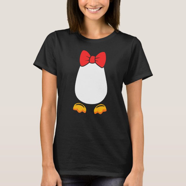 T-shirt Costume de pingouin Cravate venin Penguin (Devant)