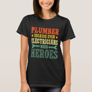 T-shirt Costume de plombier cool pour hommes femmes outil