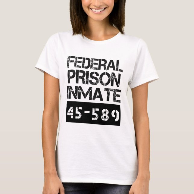 T-shirt Costume de prisonnier de la prison fédérale d'Hall (Devant)