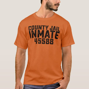 T-shirt Costume de prisonnier détenu de la prison du comté