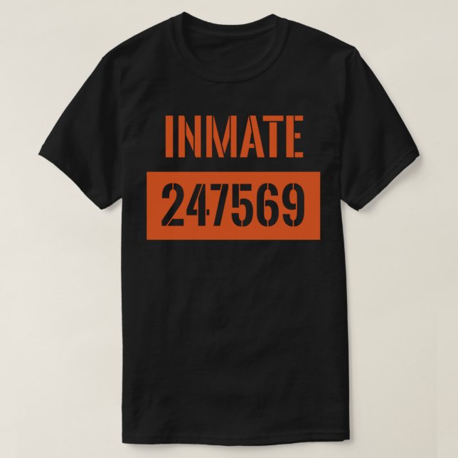 T-shirt Costume de prisonnier du comté (Design devant)