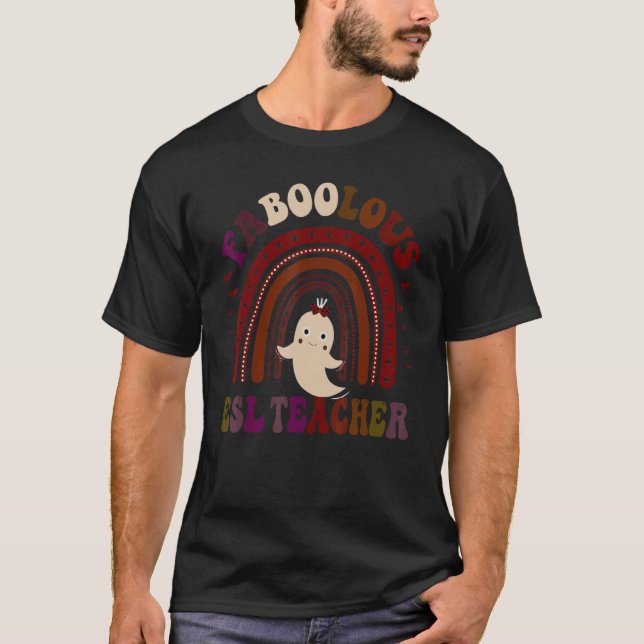 T-shirt Costume de PROFESSEUR D'ANGLAIS Faboolous Voici Mo (Devant)