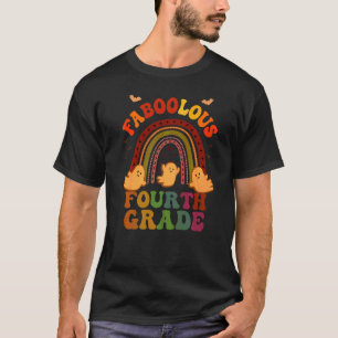 T-shirt Costume de PROFESSEUR DE 4e ANNÉE FABULEUX Groovy