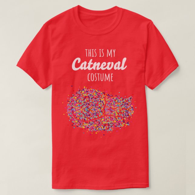 T-shirt Costume de remplacement Carnaval Cologne Klle Chat (Design devant)
