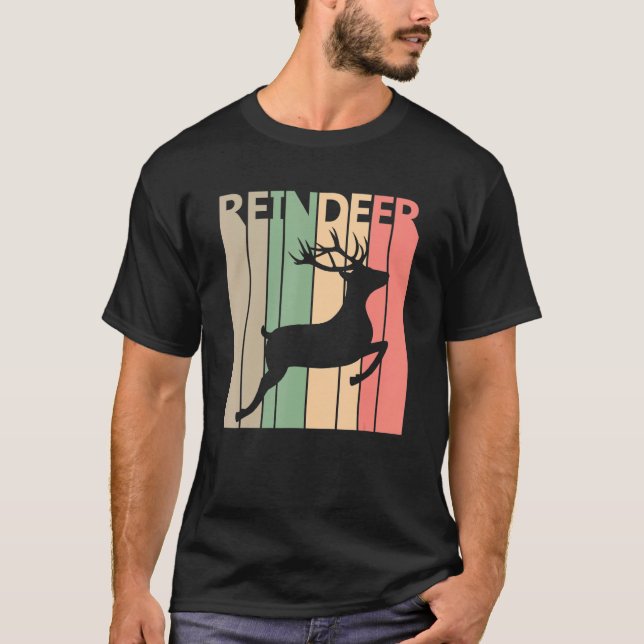 T-shirt Costume de renne drôle (Devant)